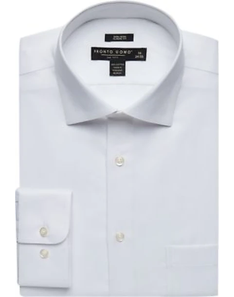 Pronto Uomo Big And Tall Classic Fit Queen's Oxford Dress Shirt, White 1 Pronto Uomo Big And Tall Classic Fit Queen's Oxford Dress Shirt, White