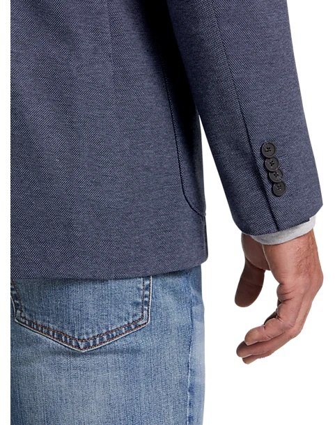 Michael Strahan Modern Fit 2 Button Soft Jacket, Blue 2 Michael Strahan Modern Fit 2 Button Soft Jacket, Blue - Image 2