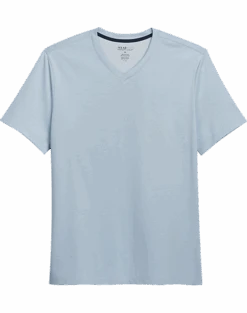 Awearness Kenneth Cole Modern Fit V-Neck T-Shirt, Light Blue