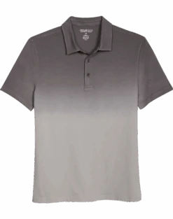 Awearness Kenneth Cole Slim Fit Polo Shirt, Gray Ombre