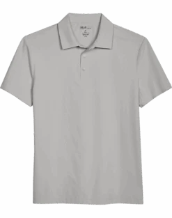 Awearness Kenneth Cole Modern Fit Welded Polo, Light Gray