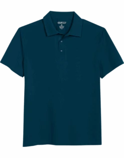 Awearness Kenneth Cole Modern Fit Welded Polo, Teal