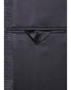 Awearness Kenneth Cole Slim Fit Knit Sport Coat, Navy Plaid 5 Awearness Kenneth Cole Slim Fit Knit Sport Coat, Navy Plaid -Mens Dress Shirts Store MW40 6MM6 01 AWEARNESS KENNETH COLE NAVY ALT4