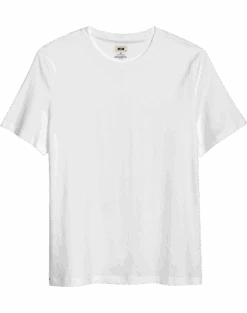 Joseph Abboud Modern Fit Luxe Cotton Jersey Knit Crew Neck T-Shirt, White