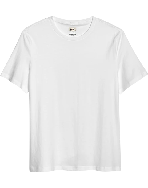 Joseph Abboud Modern Fit Luxe Cotton Jersey Knit Crew Neck T-Shirt, White 1 Joseph Abboud Modern Fit Luxe Cotton Jersey Knit Crew Neck T-Shirt, White