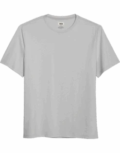 Joseph Abboud Modern Fit Luxe Cotton Jersey Knit Crew Neck T-Shirt, Light Gray