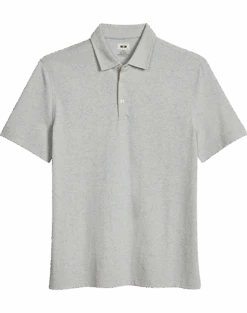 Joseph Abboud Modern Fit Polo, Light Blue Leaves