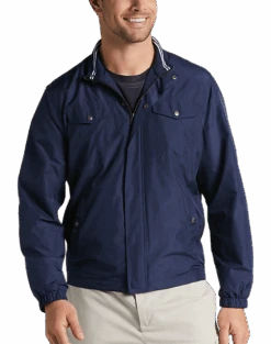 Con.Struct Modern Fit Hybrid Jacket, Navy