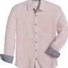 Con.Struct Slim Fit Spread Collar Sport Shirt, Pink Seersucker