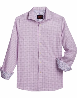 Egara Slim Fit Sport Shirt, Berry Foulard