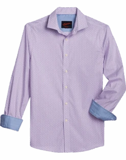 Egara Slim Fit Sport Shirt, Berry Geo