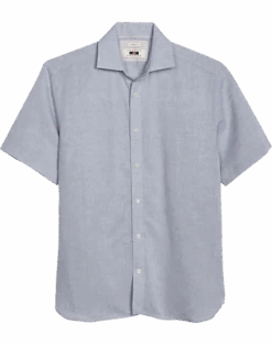 Joseph Abboud Modern Fit Linen Sport Shirt, Slate