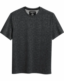 Awearness Kenneth Cole Slim Fit T-Shirt, Black Crosshatch