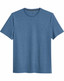 Michael Strahan Modern Fit Crew Neck T-Shirt, Medium Blue