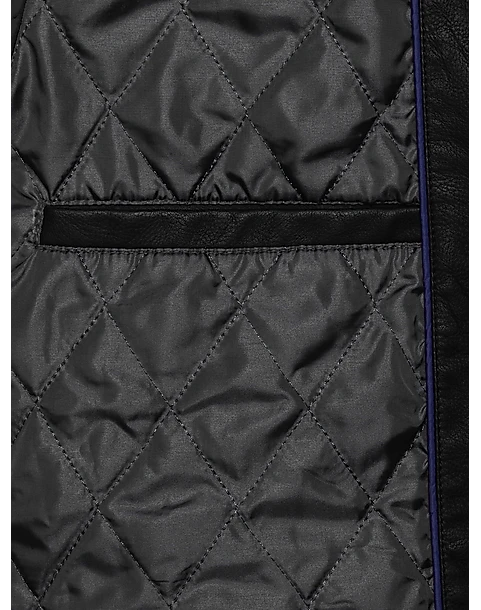 Awearness Kenneth Cole Modern Fit Moto Jacket, Cognac Faux Leather 3 Awearness Kenneth Cole Modern Fit Moto Jacket, Cognac Faux Leather - Image 3