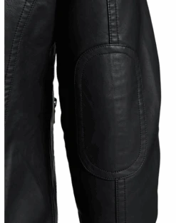 Awearness Kenneth Cole Modern Fit Moto Jacket, Camel Faux Leather -Mens Dress Shirts Store MW40 70ZK 02 AWEARNESS KENNETH COLE BLACK ALT5 2