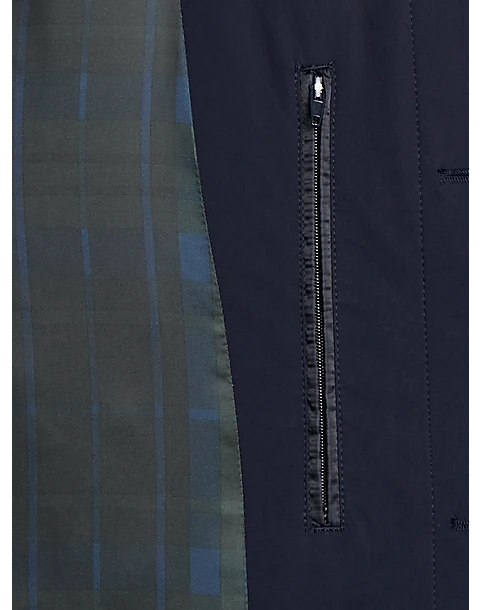 Lauren By Ralph Lauren Classic Fit Raincoat, Navy 2 Lauren By Ralph Lauren Classic Fit Raincoat, Navy - Image 2