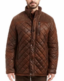 Rainforest Classic Fit Coat, Cognac