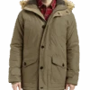 Rainforest Classic Fit Hooded Parka, Brown