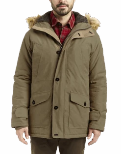 Rainforest Classic Fit Hooded Parka, Brown