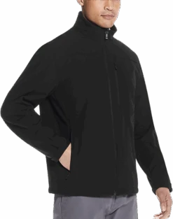 Weatherproof Modern Fit Soft Shell Jacket, Black 7 Weatherproof Modern Fit Soft Shell Jacket, Black -Mens Dress Shirts Store MW40 71FG 02 AWEARNESS KENNETH COLE BLACK SOLID ALT2
