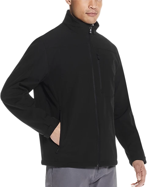 Weatherproof Modern Fit Soft Shell Jacket, Black 3 Weatherproof Modern Fit Soft Shell Jacket, Black - Image 3
