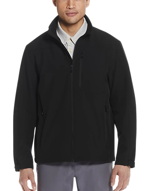 Weatherproof Modern Fit Soft Shell Jacket, Black 1 Weatherproof Modern Fit Soft Shell Jacket, Black