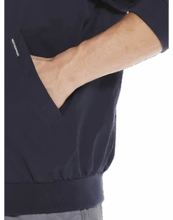 Weatherproof Modern Fit Golf Jacket, Gray -Mens Dress Shirts Store MW40 71FJ 01 AWEARNESS KENNETH COLE NAVY SOLID ALT3 6