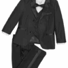 Peanut Butter Collection Slim Fit Toddlers Tuxedo, Black